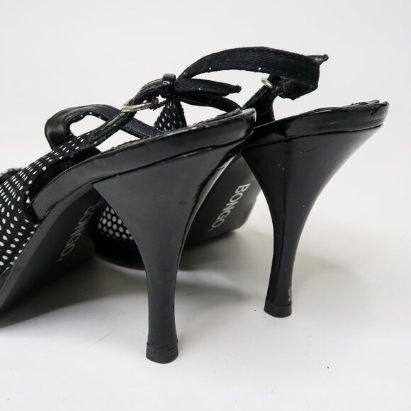 Vintage Y2K Bongo Polka Dot Slingback Pumps - Picture 9 of 15